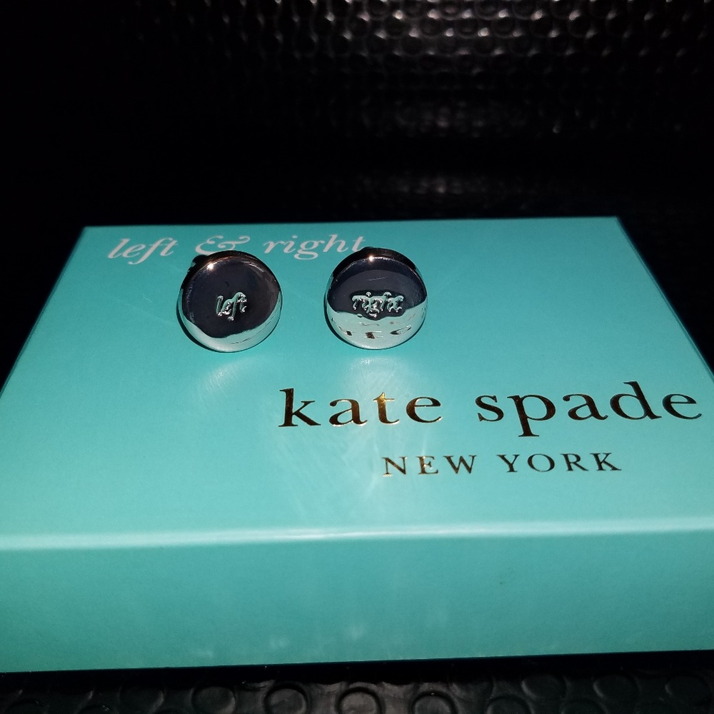 Kate Spade “Left, Right” Cuff Links